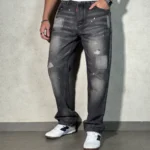 Spray Clash Straight Leg Jeans